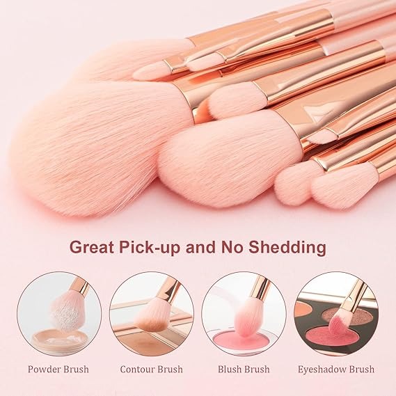 Sweet Beauty 07 Pcs Makeup Brush Set
