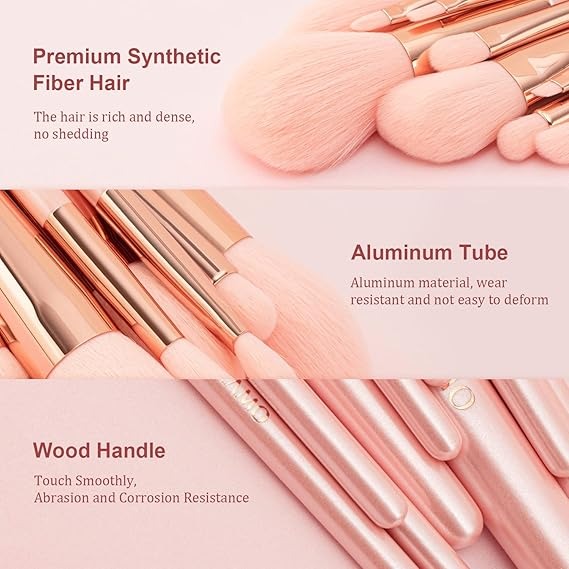 Sweet Beauty 07 Pcs Makeup Brush Set