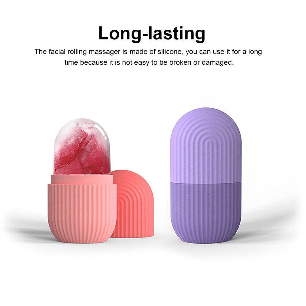 Face Ice Roller Silicone Facial Massager