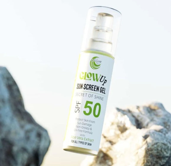 Glowup Sun Screen Gel Secret Of Shine 50 Spf (50ml)