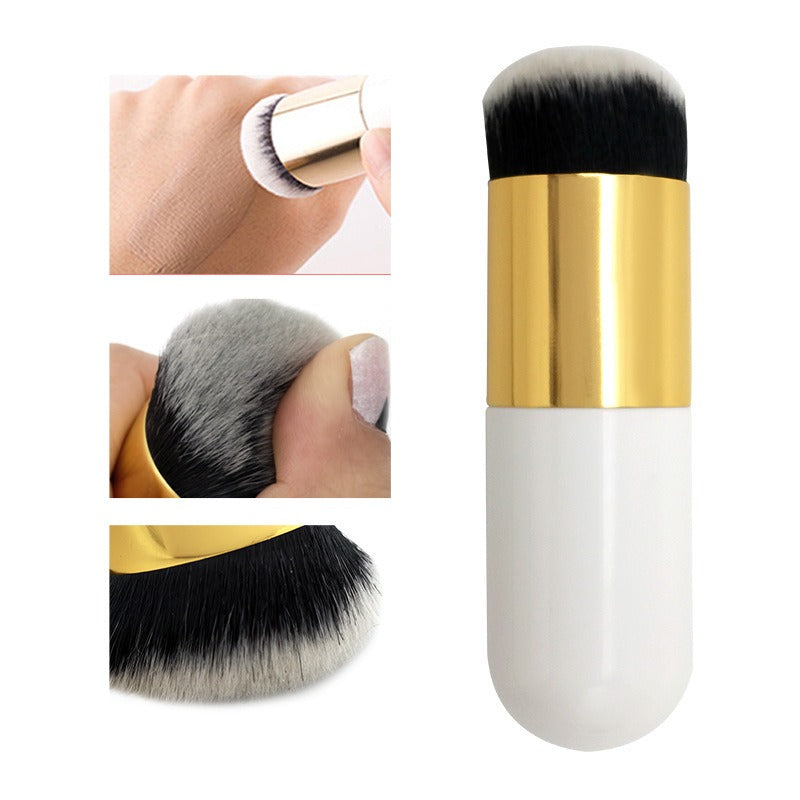 Chubby Pier Foundation Brush Flat Cream Makeup Brushes