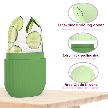 Face Ice Roller Silicone Facial Massager