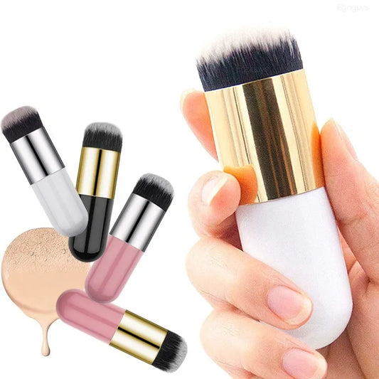 Chubby Pier Foundation Brush Flat Cream Makeup Brushes